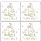 Heel erg bedankt, Stickers Wildflower Kleine bijen (Voorkant)