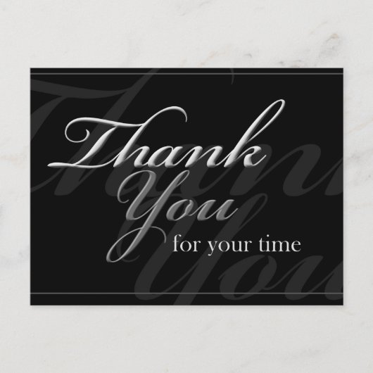 Heel erg bedankt voor briefkaart (Voorkant)