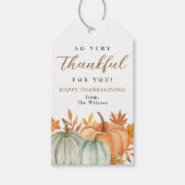 Heel erg dankbaar voor je | Happy Thanksgiving Her Cadeaulabel (Voorkant)