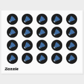 Heel graag badminton shuttle birdie 1 ronde sticker (Vel)