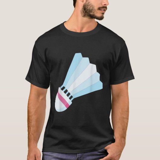 Heel graag badminton shuttle birdie 9 t-shirt (Voorkant)