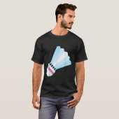 Heel graag badminton shuttle birdie 9 t-shirt (Voorkant volledig)