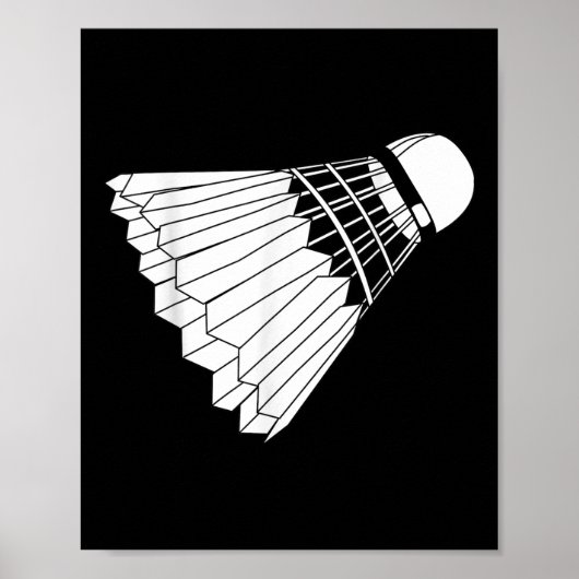 Heel graag Badminton Shuttle Birdie Poster (Voorkant)