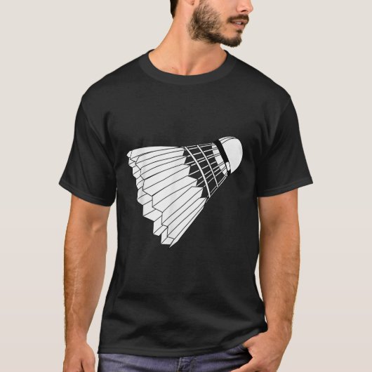Heel graag Badminton Shuttle Birdie T-shirt (Voorkant)