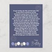 Heel grappig gedicht voor Birthday Mam Briefkaart (Voorkant)