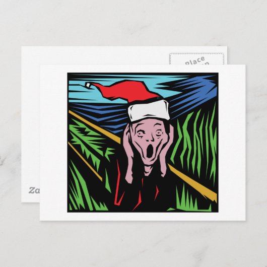 Heel grappig kerst feestdagenkaart (Voorkant / Achterkant)