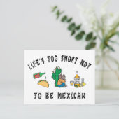 Heel grappig Mexicaans Briefkaart (Staand voorkant)