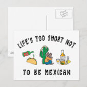 Heel grappig Mexicaans Briefkaart (Voorkant / Achterkant)