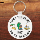 Heel grappig Mexicaans Sleutelhanger (Voorkant)