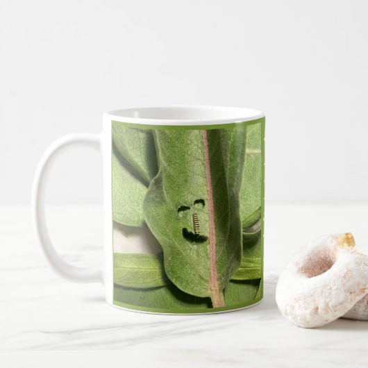 Heel grappige rups Monarch Koffiemok (Met donut)