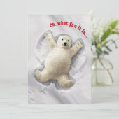 Heel Grote Sneeuwengel Kaart (Staand voorkant)