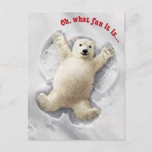 Heel Grote Sneeuwengel Uitnodiging Briefkaart (Voorkant)