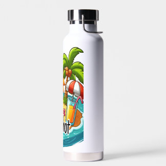 Heel heet seizoen waterfles