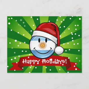 Heel het Glimlachen Argentinië de Vakantie van de Feestdagenkaart