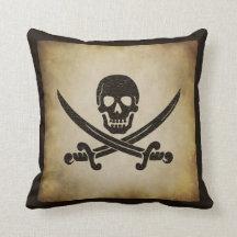 Heel het Sierkussen van Roger Pirate Flag