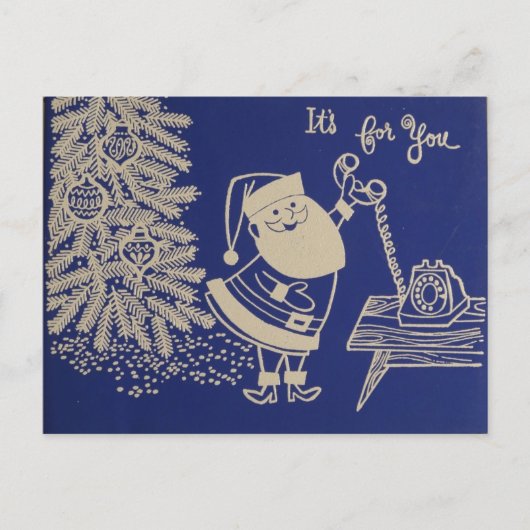 Heel Kerstman Feestdagenkaart (Voorkant)