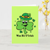 Heel klein Beetje O het Iers Kaart (Gele Bloem)