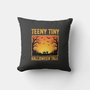Heel Klein Halloween Verhaal Ontwerp van een Gehei Kussen