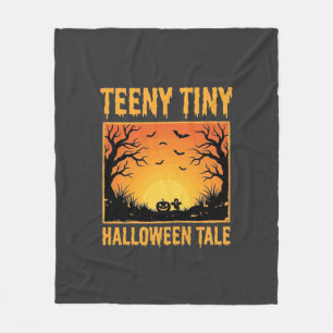 Heel Klein Halloween Verhaal Ontwerp van een Griez Fleece Deken