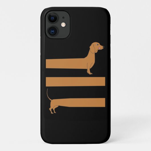 Heel lang Dachshund grappig Case-Mate iPhone Case (Achterkant)