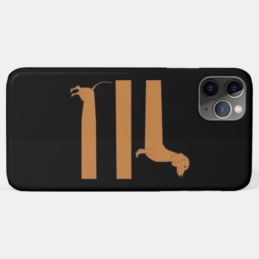 Heel lang Dachshund grappig Case-Mate iPhone Case (Achterkant (horizontaal))