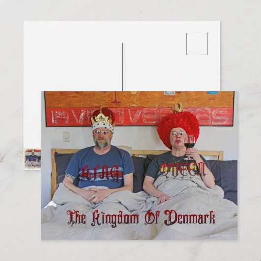 Heel leuk Briefkaart in het Deens Koninkrijk! (Voorkant / Achterkant)