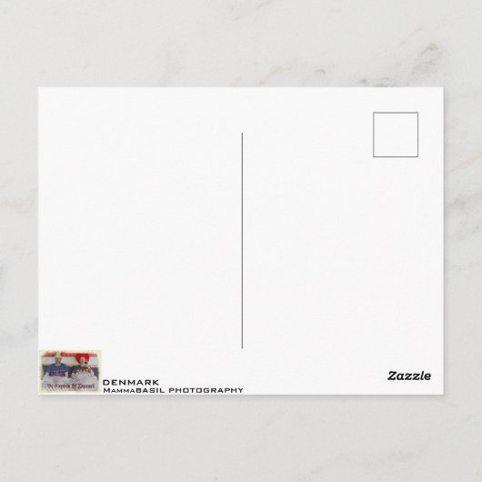 Heel leuk Briefkaart in het Deens Koninkrijk! (Achterkant)