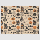 Heel leuk Halloween thema Tissuepapier (Voorkant)