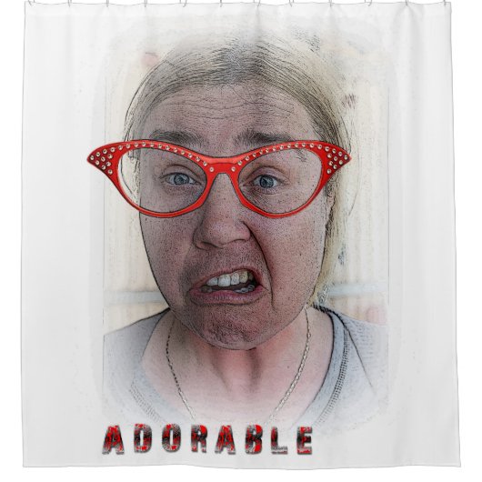 Heel leuk knuffel badgordijn! douchegordijn (Voorkant)