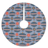 Heel Merry kerst Baubles Patroon Kerstboom Rok (Voorkant)