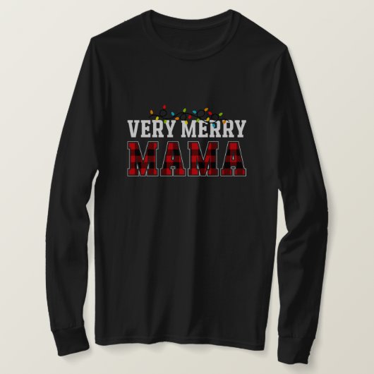 Heel Merry mama T-shirt (Design voorkant)