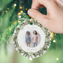 Heel Merry Pine en Floral Photo Wreater