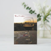 Heel mooi Briefkaart van wijn! (Staand voorkant)