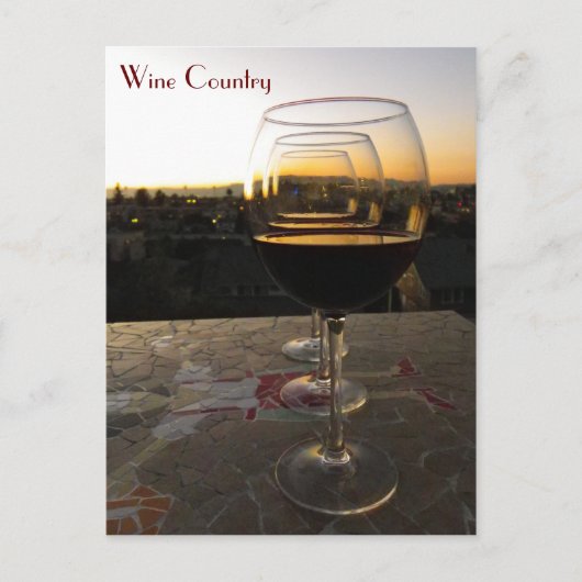 Heel mooi Briefkaart van wijn! (Voorkant)