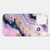 Heel mooi marmerpatroon. Abstracte kunsthampa Case-Mate iPhone Case (Achterkant (horizontaal))