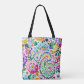 Heel mooie paisley tas (Achterkant)
