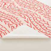 Heel motivatie inscriptie: je bent zeer specifiek sherpa deken (3/4)