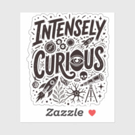 Heel Nieuwsgierig Sticker