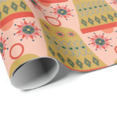 Heel prettig kerstballonpatroon cadeaupapier (Rol Hoek)