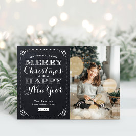 Heel prettig kerstfeest met foto-Wenskaart Feestdagen Kaart