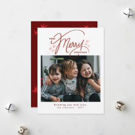 Heel prettig, moderne, witte kerst feestdagenkaart