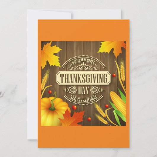 Heel prettige feestdag kaart (Voorkant)