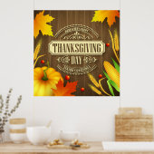 Heel prettige feestdag poster (Keuken)