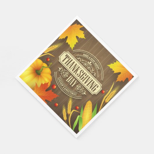 Heel prettige feestdag servet (Hoek)