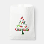 Heel prettige kerstboom bedankzakje (Voorkant)