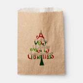 Heel prettige kerstboom bedankzakje (Voorkant)