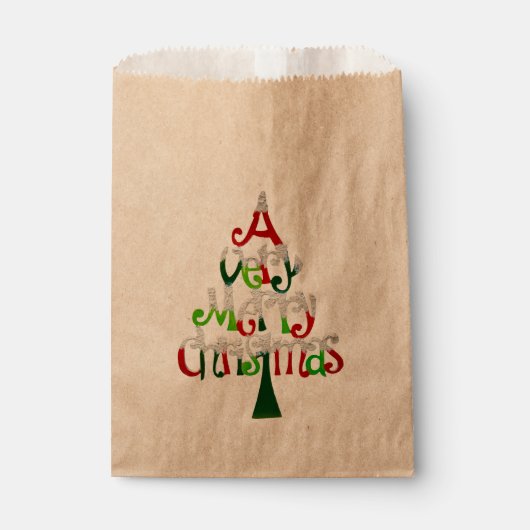 Heel prettige kerstboom bedankzakje (Voorkant)