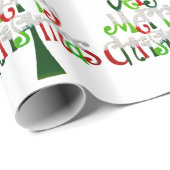 Heel prettige kerstboom cadeaupapier (Rol Hoek)