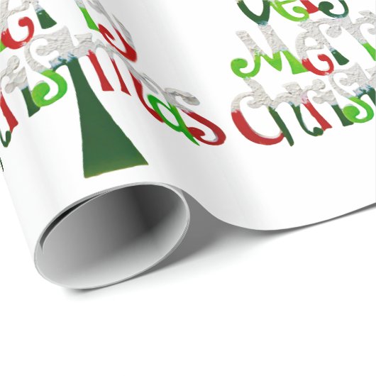 Heel prettige kerstboom cadeaupapier (Rol Hoek)