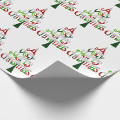 Heel prettige kerstboom cadeaupapier (Hoek)